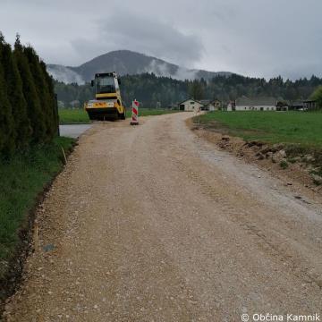 Obnova vodovoda in cestišča v naselju Zduša 1